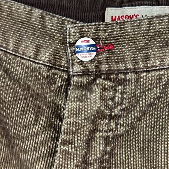 Masons M.J.74 Mens Brown Corduroy Pants Made in Italy size 36 - Picture 3 of 12